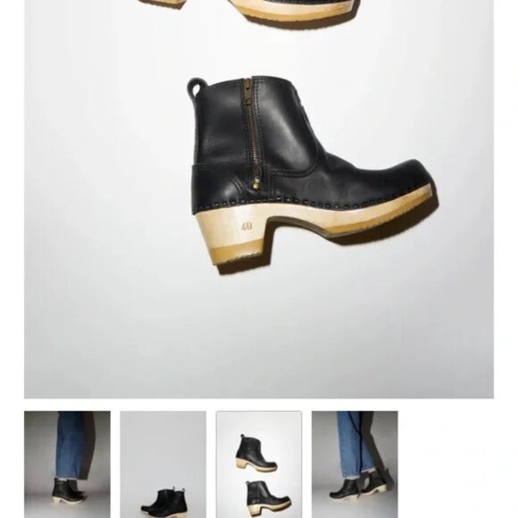 No. 6 Clog Motorcycle Boots Size 41 EUC - Picture 5 of 5